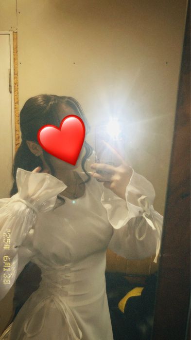 Продам белое платье