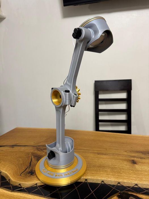 Lampa led piston-bieleta