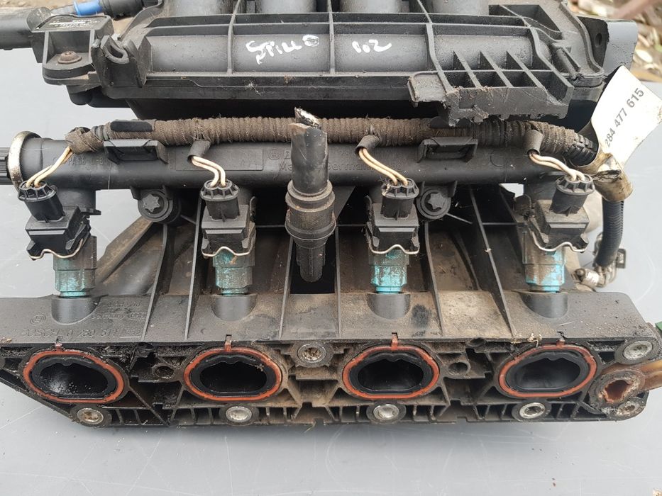 Galerie admisie, rampa injectoare fiat stilo,bobina,mot 1,2 b 2001-10