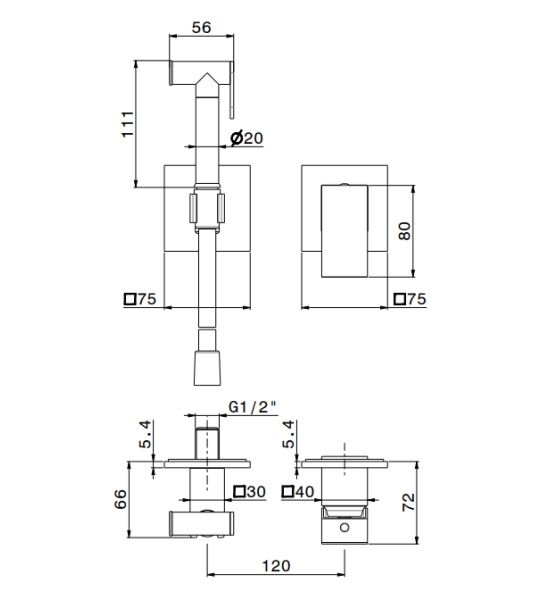 Newform интимен душ