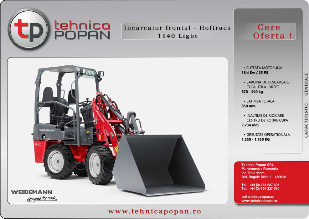 OFERTA finantare la toata gama -WEIDEMANN