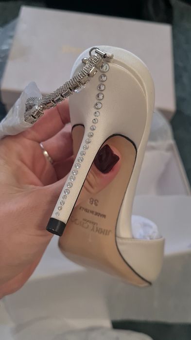 Sandale Jimmy Choo Saeda - satin/ptemium/full pack