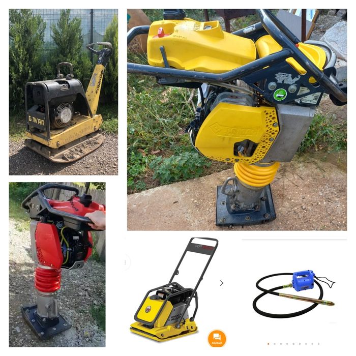 Chirie placa vibranta Mai compactor broasca berbec