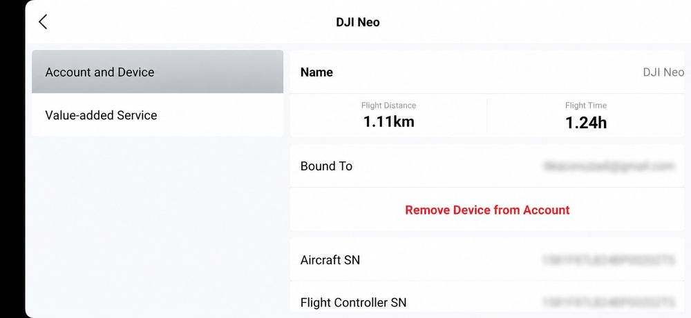 Vand drona dji neo
