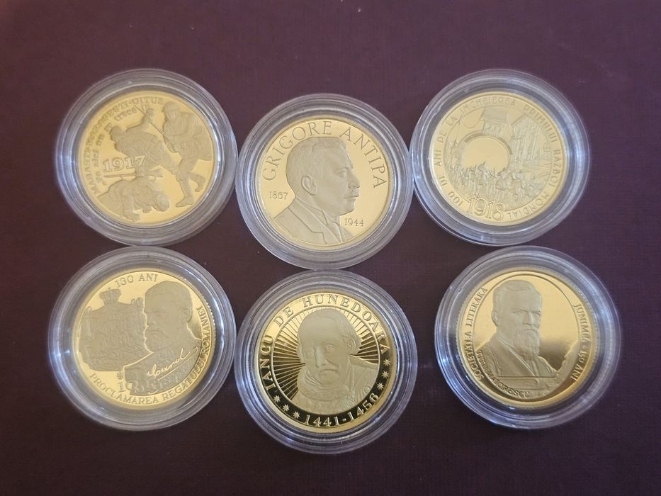 Monede comemorative BNR aur 6.45 grame