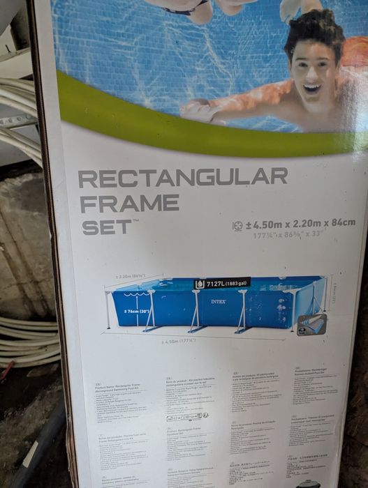 БАСЕЙН 450X220X84CM INTEX (7127 литра)