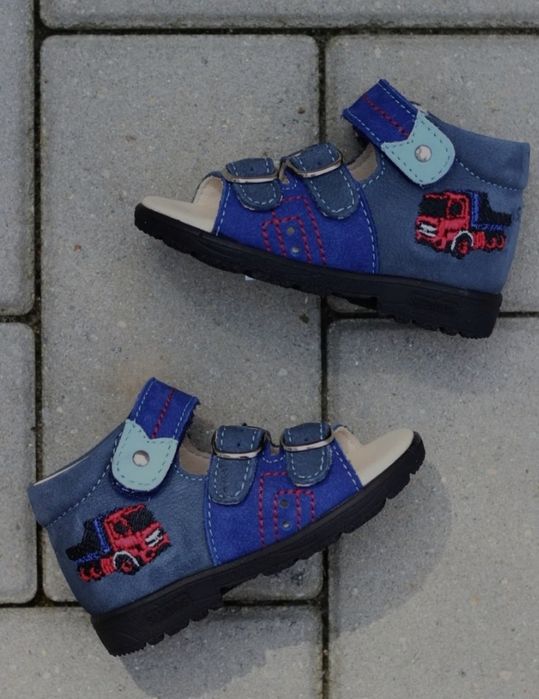 Sandale din piele pentru copii - Proiectat ortopedic - Supinate Szamos