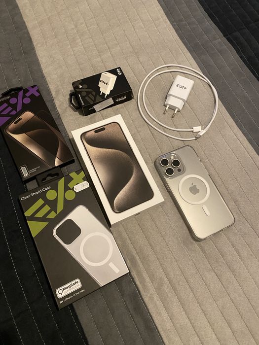 iPhone 15 Pro Max 512GB Natural Titanium Като НОВ