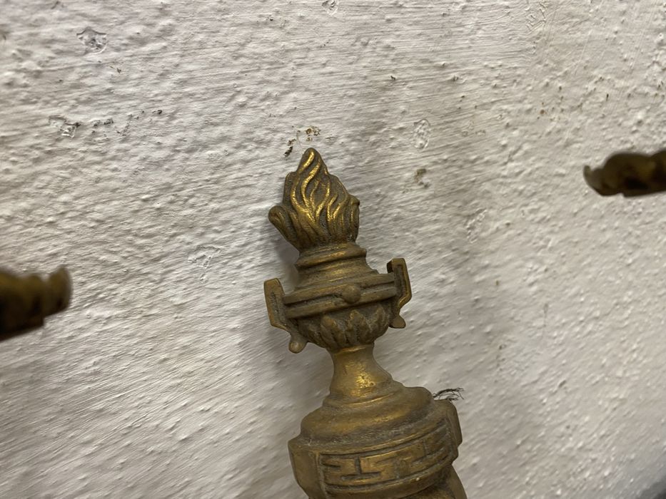 Френски аплик от масивен месинг