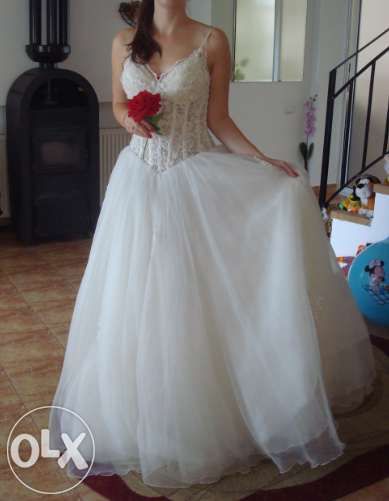 Vand rochie mireasa Princessa-culoare Ivoire- mar. 40