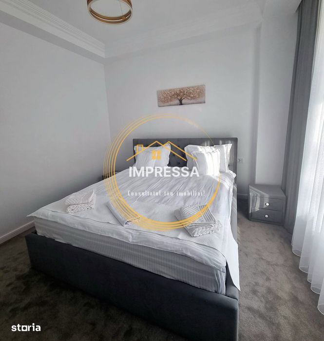 Se inchiriaza apartament 2 camere mobilat si utilat complet 400e