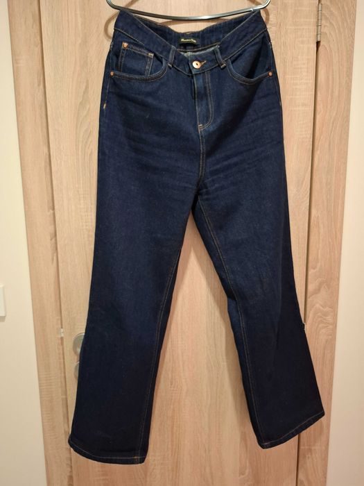 Тъмно сини дамски дънки Massimo Dutti