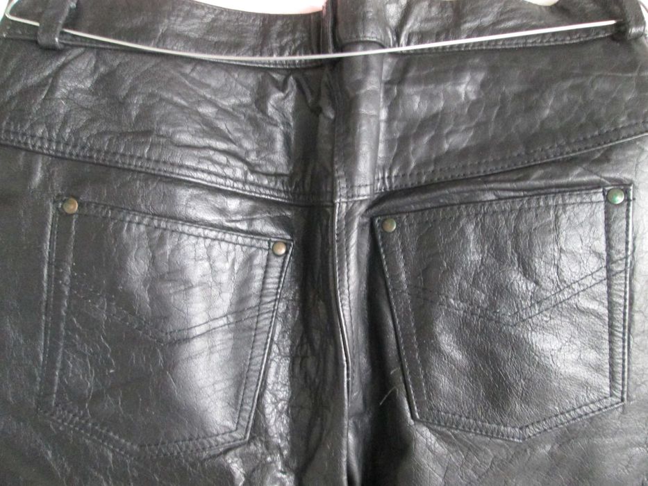 pantaloni moto piele 34