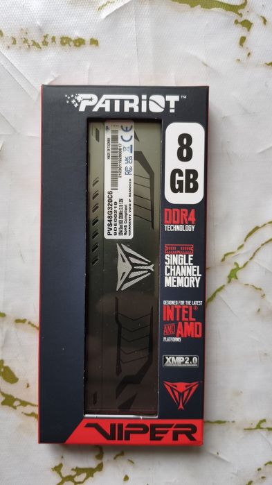 DDR4 3200MHz Patriot Viper.