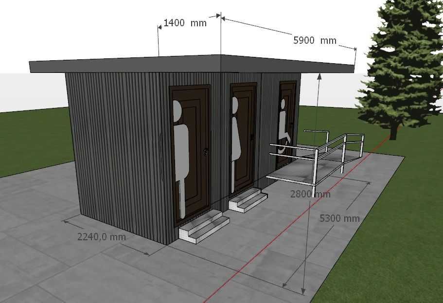 Модульный туалет (санитарный) Астана
