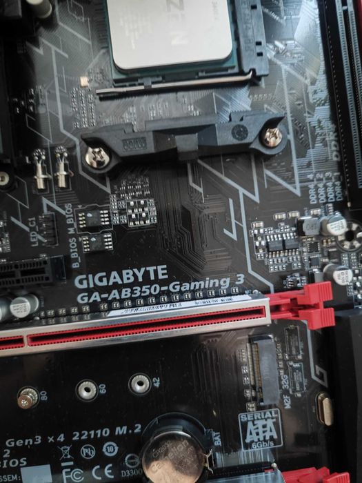 Процессор Ryzen 5 3600X + Gigabyte GA-AB350-Gaming 3