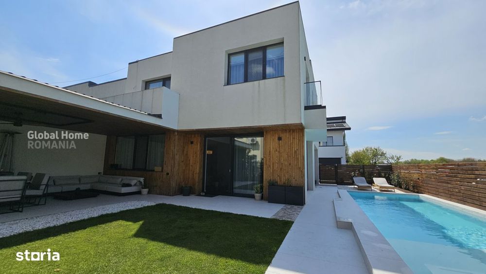 Vila moderna 4 camere | 190MP | Teren 330MP | Piscina privata & vedere