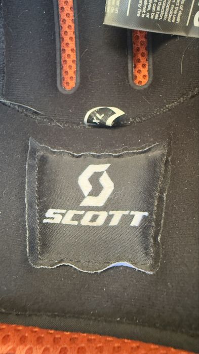 Cască SCOTT Full Face MTB / Downhill – Neagră cu Portocaliu