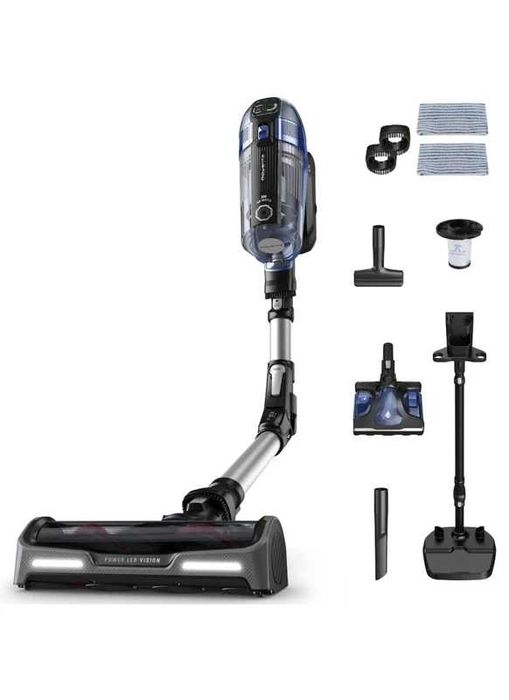 Aspirator vertical fara fir Rowenta X-Force Flex 14.60 Aqua RH99C3WO cu mop, 480W