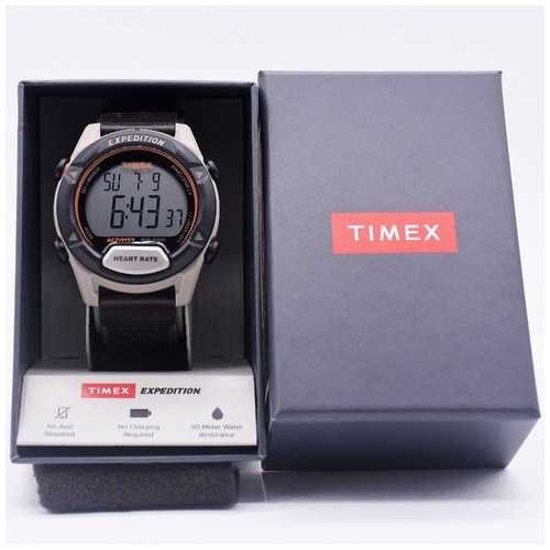 Timex Expedition  кожена каишка, 43 mm, сърдечен ритъм TW4B27100