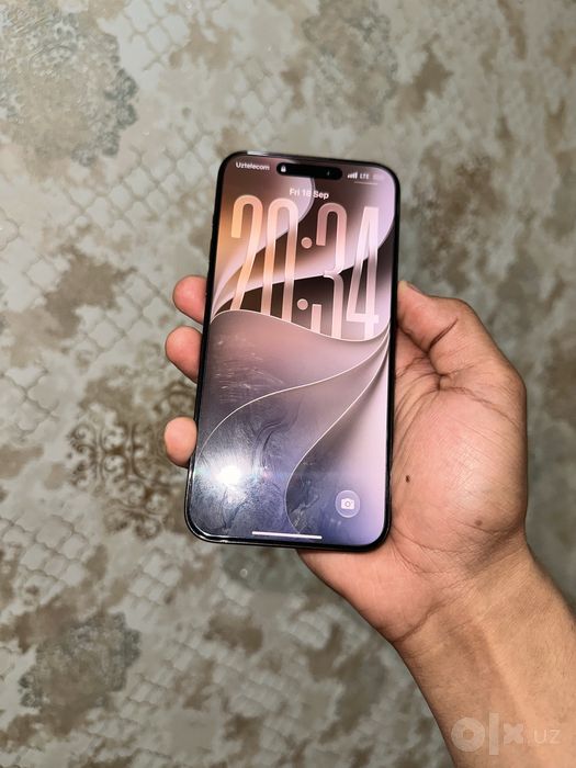 Iphone 15 pro max ideal holatda sim kartalik region J/A