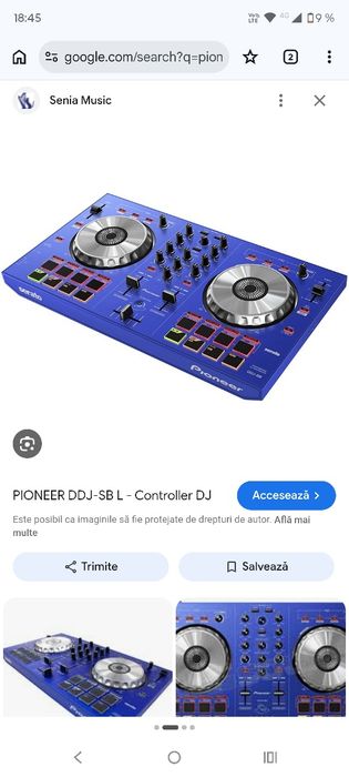 Consola DJ Pioneer noua In cutie, acte