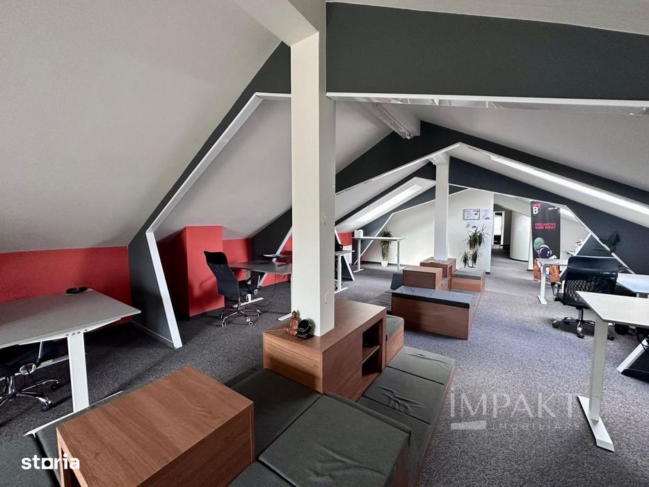 Spatiu office modern cu terase si parcari | 250 mp