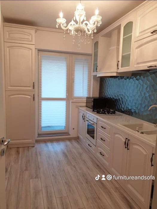 Bucatarie mdf fronturi frezate