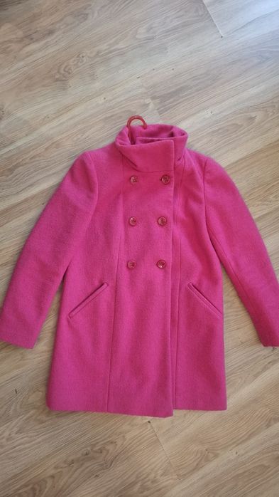 Розово-цикламено палто
