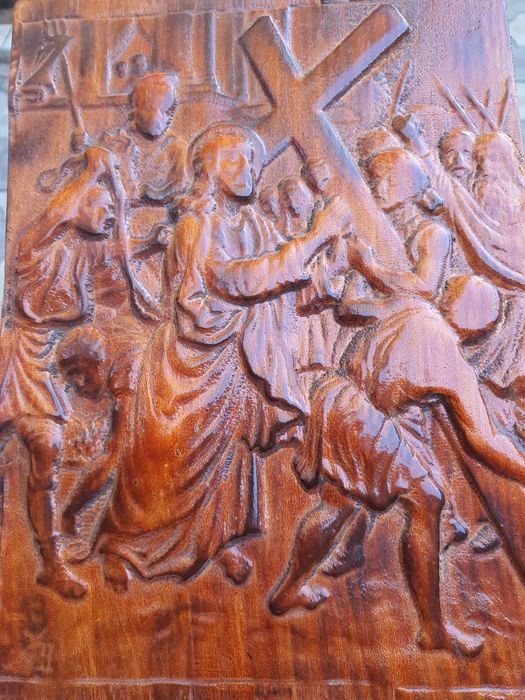 Sculptură lemn masiv