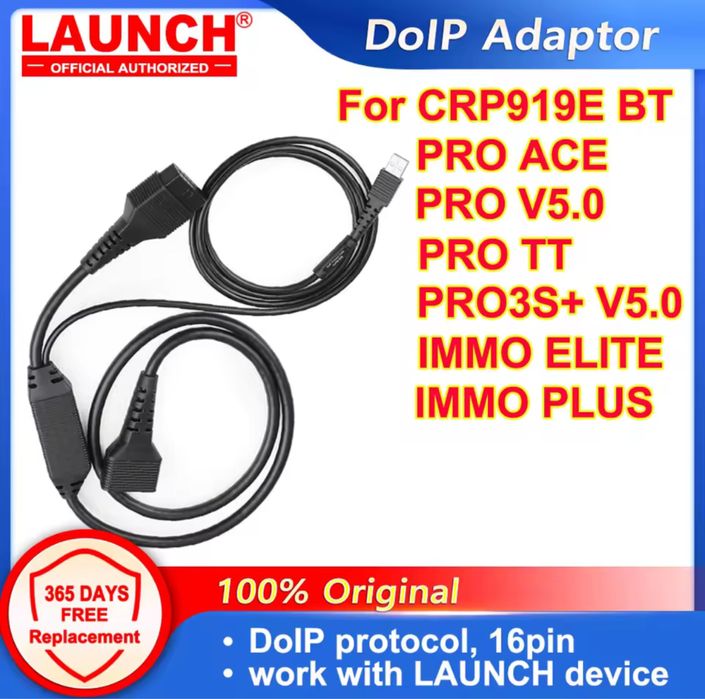 Adaptor Launch DOIP pentru tester/Diagnoza Launch x431, Thinkdiag, etc