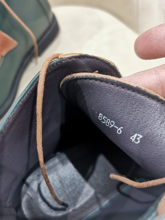 Pantofi ghete piele naturală 42