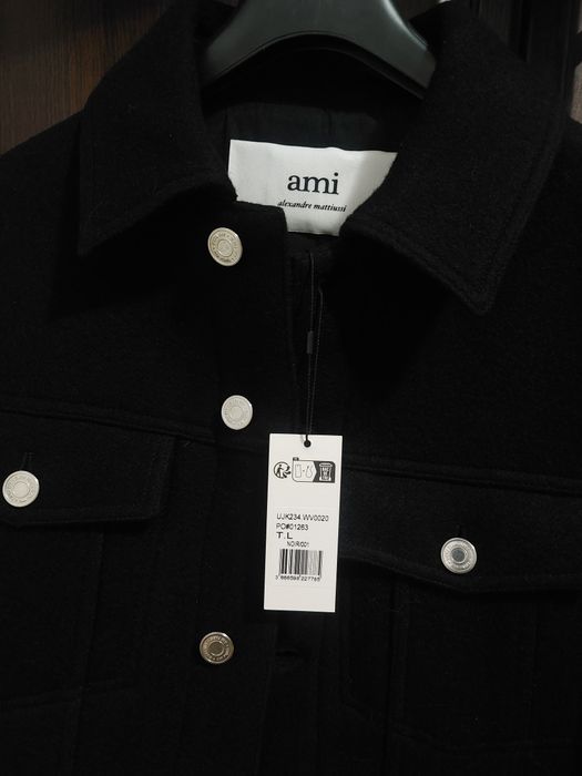 Geacă  de iarnă  groasă Ami Paris Noi cu  etichetă