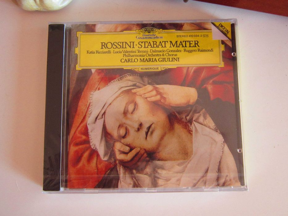 cd Rossini - Stabat Mater -dirijor Carlo Maria Giulini Germania 1982