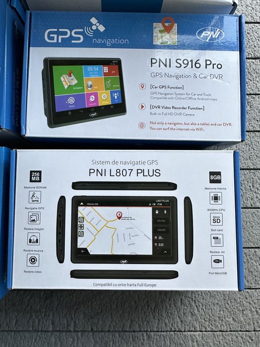 GPS-uri noi 7inch PNI/PilotOn Harti 2025 Camion/Autocar iGO Primo Arad