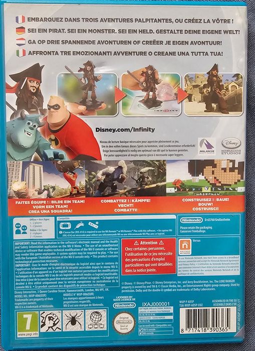 Disney Infinity игра, портал и фигурки за Nintendo Wii U