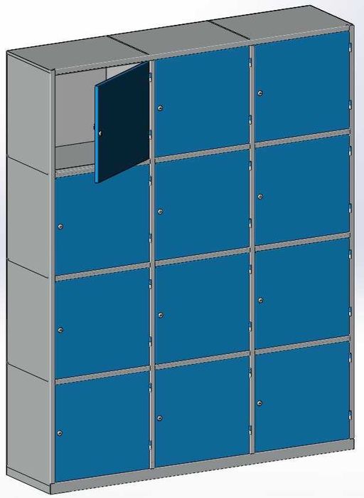 изготавливаем металлические шкафы для сумок в магазины ProStellaj