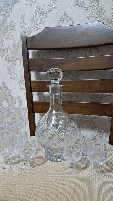 Хрусталь графин салатницы