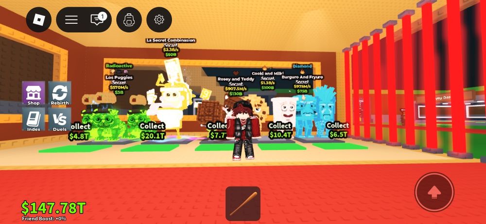 Продаю аккаунт в Steal A Brainrot.