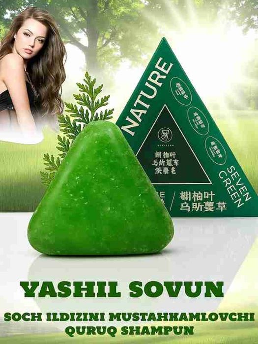 Sovunli shampun - sochni oʻstirish uchun