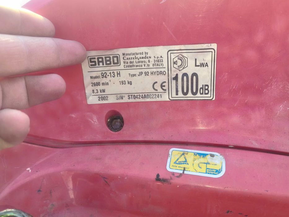 Тракторна косачка SABO 92-13Н