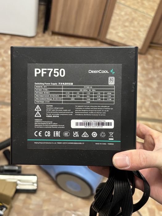Блок питания Deepcool PF750w 80 plus
