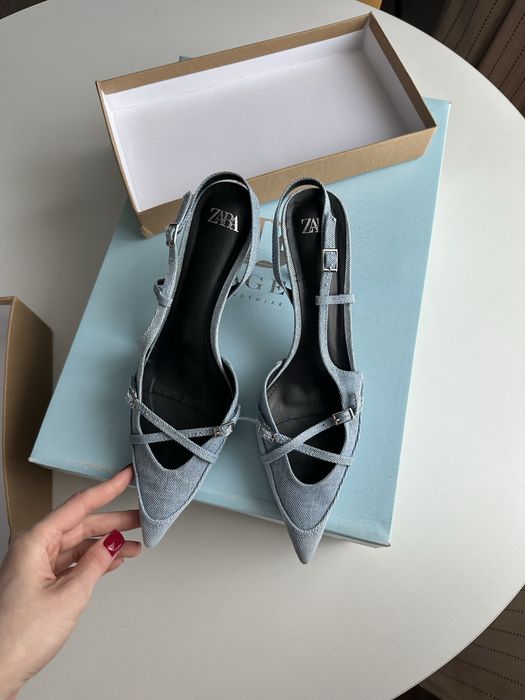 Джинсовые туфли ZARA