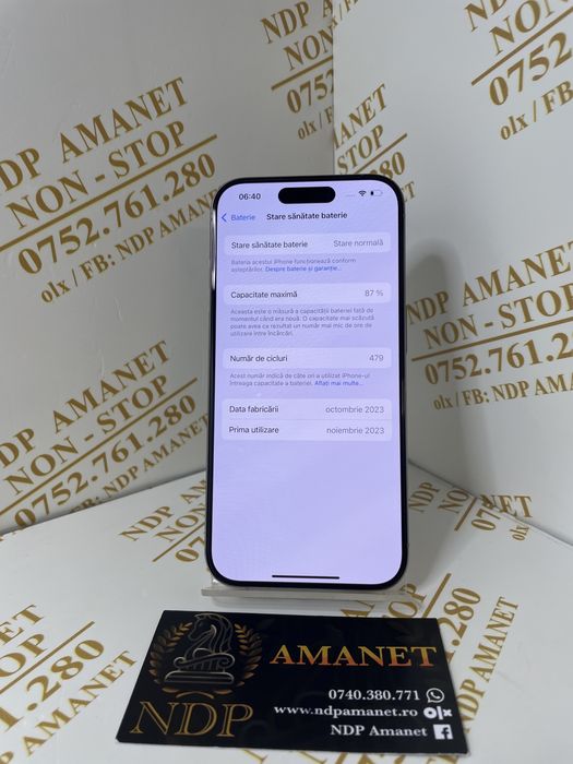 NDP Amanet Braila Iphone 15 Pro(43191)