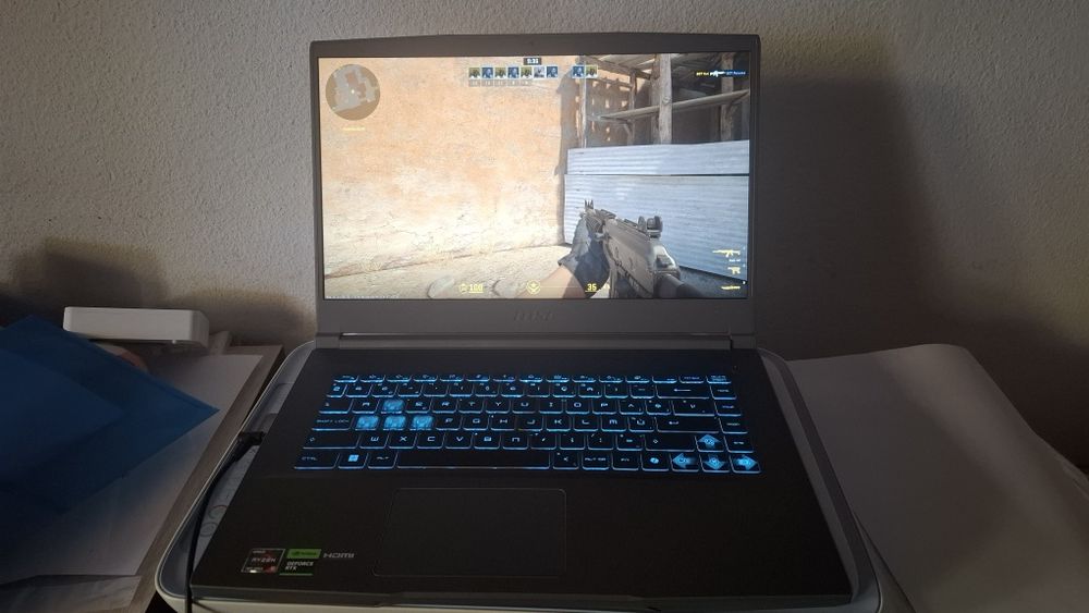 Laptop GAMING PERFORMANT 2026 MSi Ryzen 5 7535HS RTX 2050 4GB cu CS2!