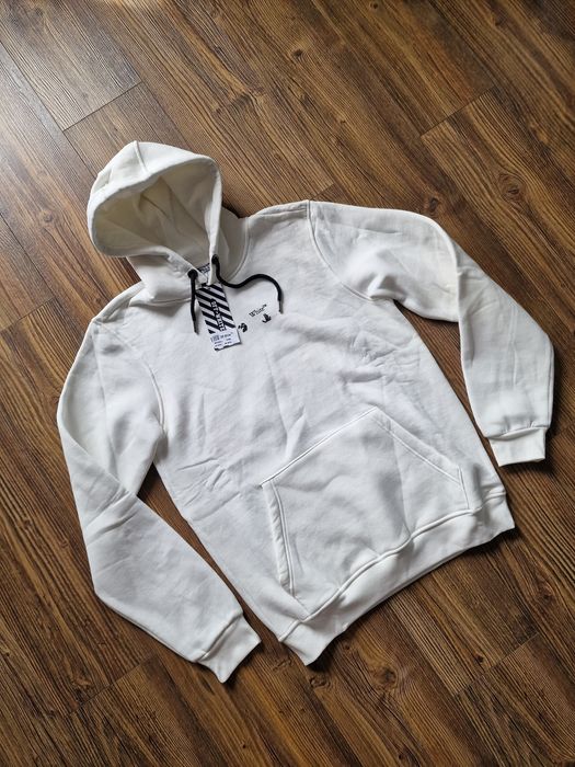 Страхотен мъжки суитчър с качулка OFF WHITE размер M L XL 2XL