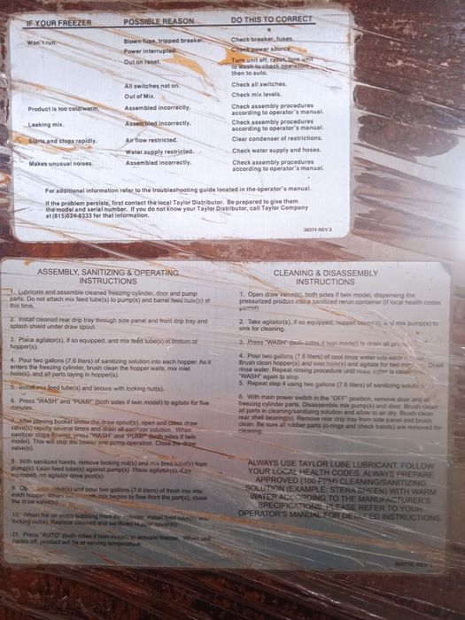 Taylor freezer USA C712 model, frezer, фрезер, мороженое,  marojniy
