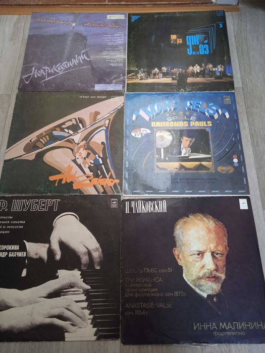 Грам пластинки классических исполнителей