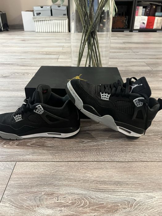 Jordan 4 black canvas