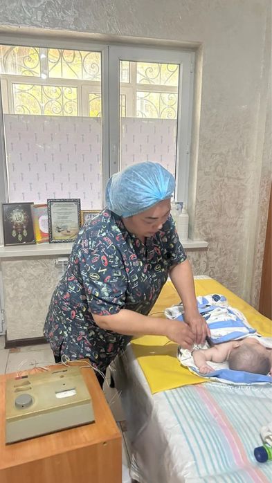 Сәбилер ( детский) емдік массаж парафин электрофорез